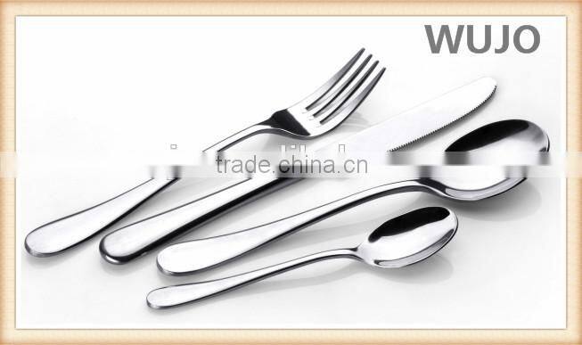Mirror polish hotel flatware stainless steel cutlery set