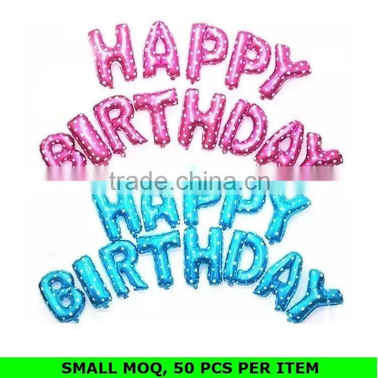 Factory Hot Sale Letter Balloons Indoor Birthday Party Decoration 50 Years