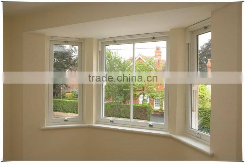 Plastic American lifting window material and Horizontal opening pattern pvc double window