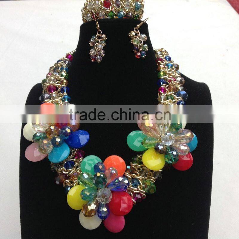 Guangdong supplier high end multicolor African styles velvet lace fabrics with jewellery