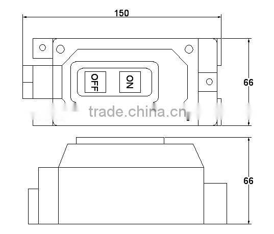 Waterproof Power Reversible Push Button Control Switch Box