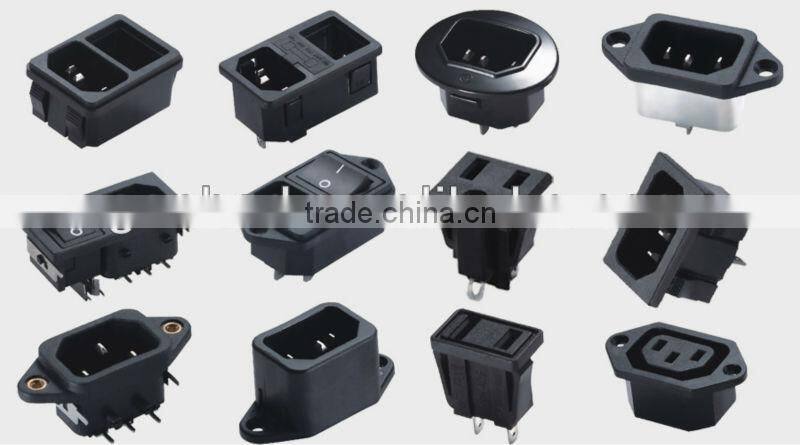 Electrical socket&plug switched socket