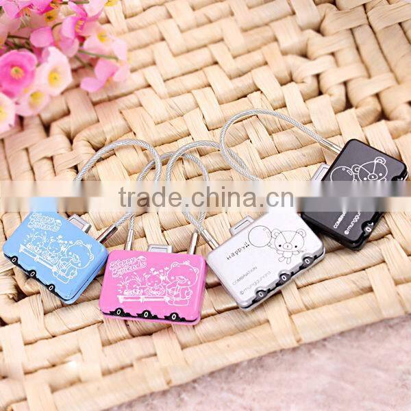 2015 luggage combination digital password promotional gift lock