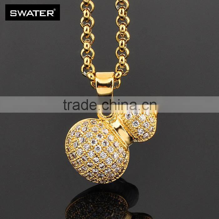 Custom Jewelry Wholesale Gourd 10 To 15 Gram Gold Necklace Designs
