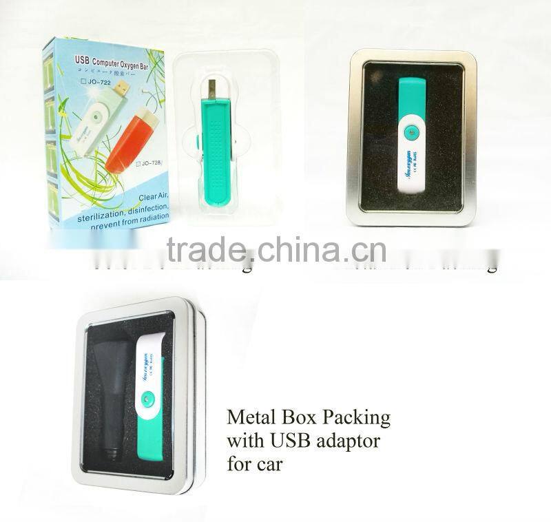 Popular Car Oxygen Bar Car Air Purifier Car Ionizer