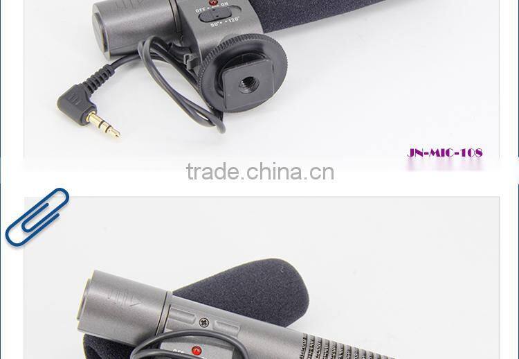 JN-MIC-108 DV Stereo MIC Microphone for Sony Video Camcorder Camera DSLR