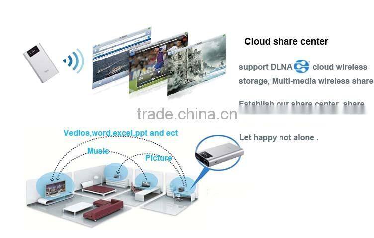 Broadband wireless N wifi router with battery