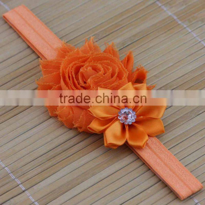 Newborn Baby Girls Flower Headband Soft Elastic Band Headwear Hair Accessories