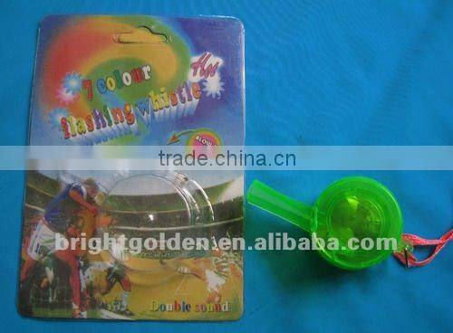Led flashing whistle for promotion