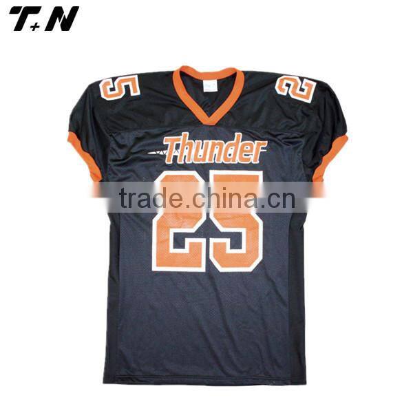 sublimation customized fitness womens american football jersey/shirt