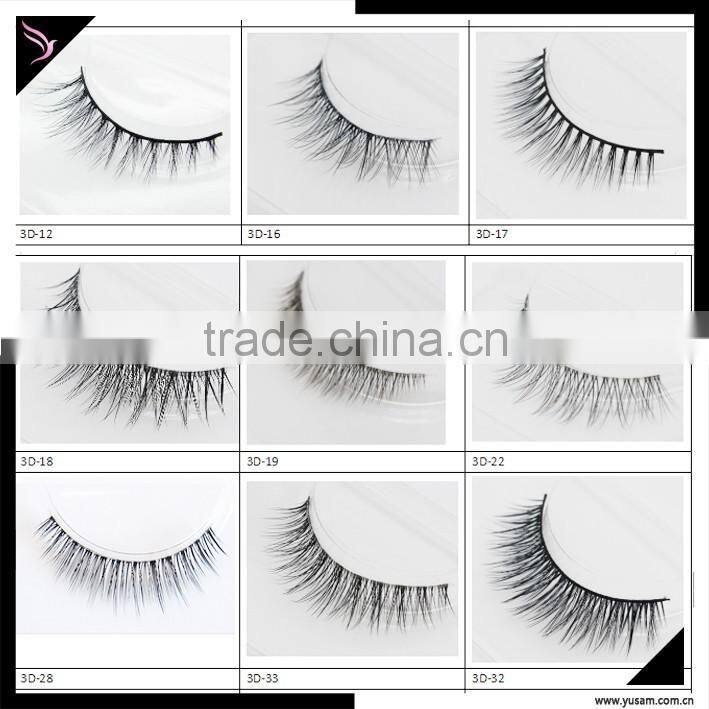 High quality real 3D mink eyelash mink fur eyelash