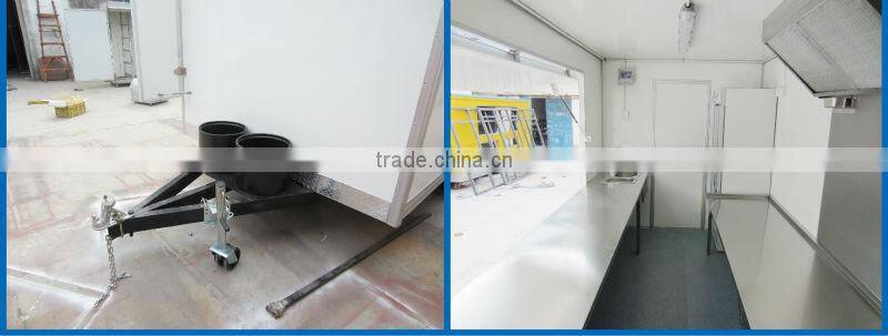 2015 HOT SALES BEST QUALITY BBQ food caravan snack food caravan food caravan for sales
