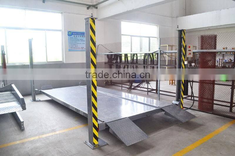 four post hydraulic parking car lift for sale PTJ601