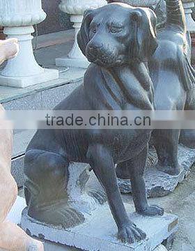 Dog Welcome Statue Hand Carved Marble Stone for Garden, Hotel, Resort And Restaurant