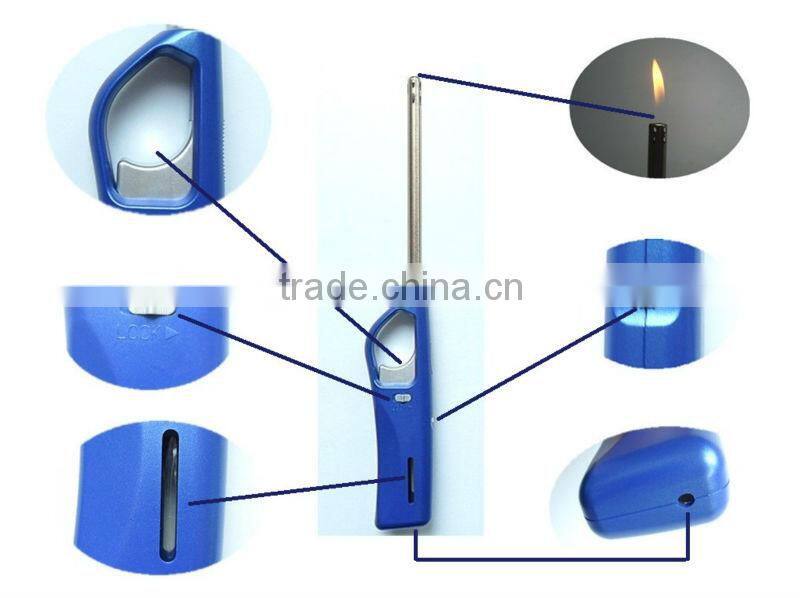 plastic refillable bbq lighter for kitchen JZDD-305