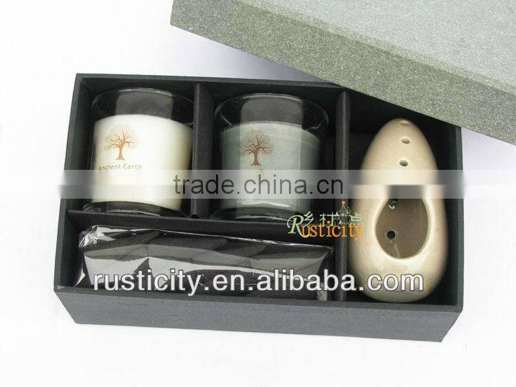 bamboo shoot shape incense burner candle holder