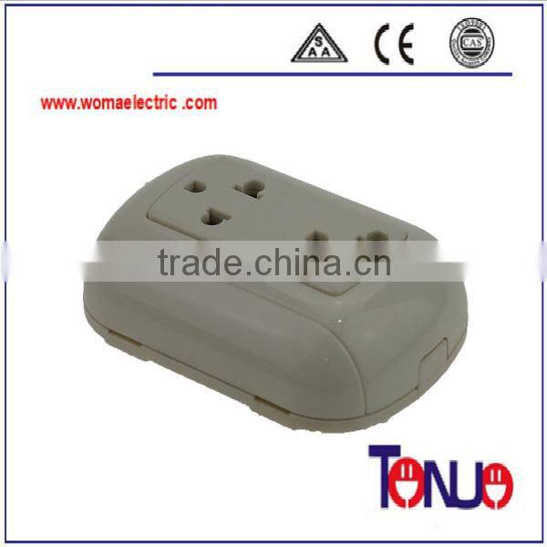 South American 3 pin extension socket