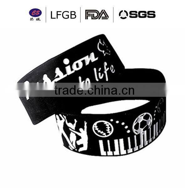 Custom Promotional Low price Wrist Band, Adjustable Silicon Wristband, Silicon Bracelet