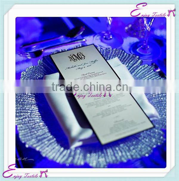 YHP#42 glass charger banquet events party wedding wholesale decor plates