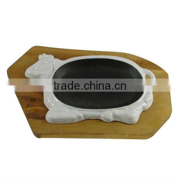 cast iron steak dish