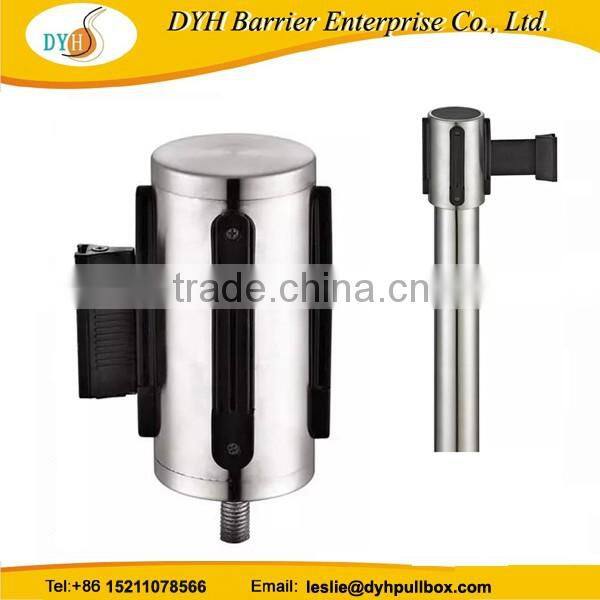 5m belt cassette on the safety barrier wall mount retractable barrier tape