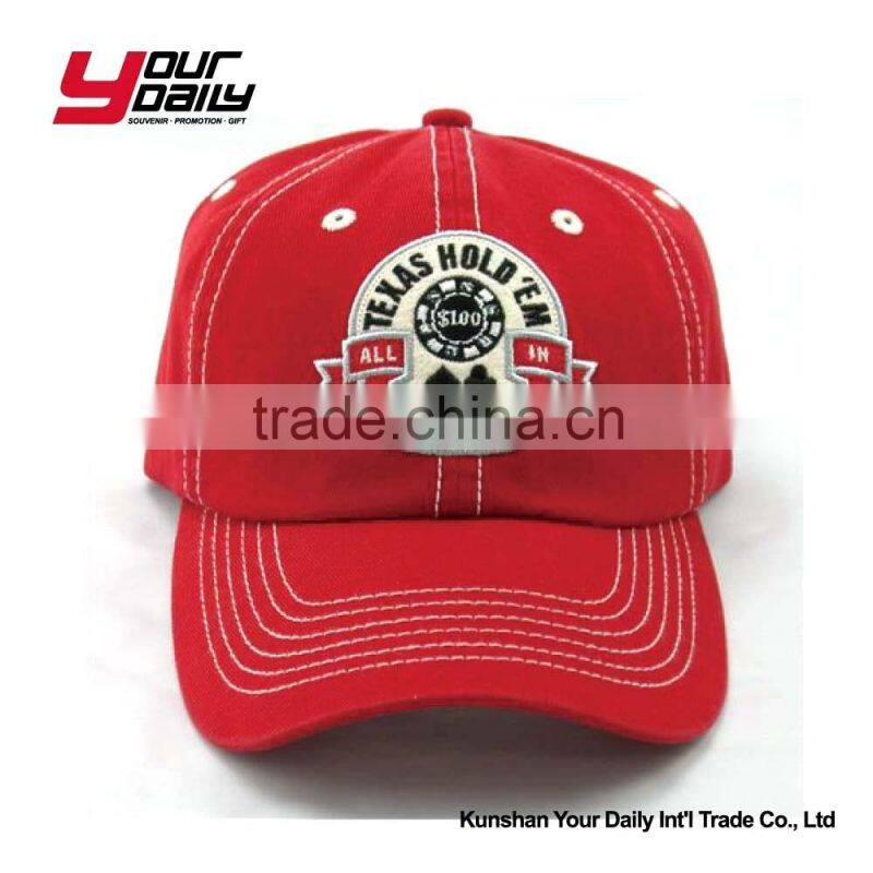 cotton twill plain baseball cap custom logo snapback cap