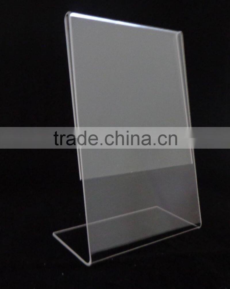 Beautiful Displays Acrylic 8.5 x 11 Slanted Sign Holders / Acrylic slanted holders