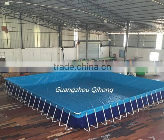 Guangzhou Quhong steel inflatable frame pool, above ground swimming pool for sale