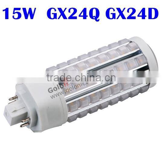 15W GX24Q 4 pins LED PL Lamp 3 years warranty led replacements of 32W CFL
