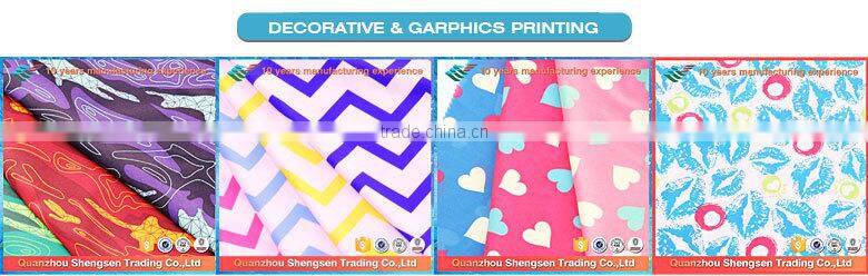 stretch fabric for swimwear with abstract printing