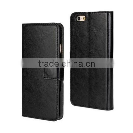 Luxury Magnetic Crazy Horse pattern Leather Wallet Case For iphone 6 4.7"/For iphone Plus/For iphone 5 5S 4 4S