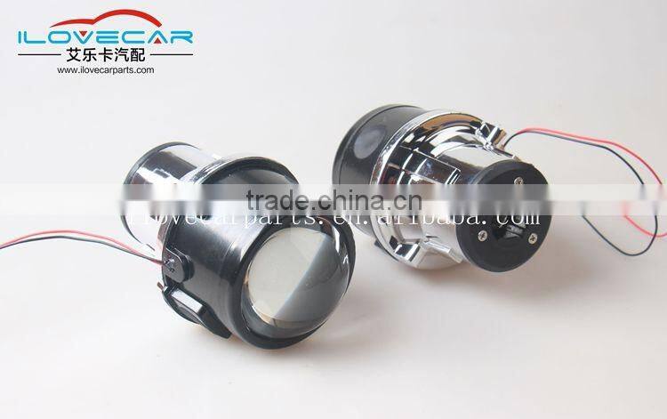 Flat type H/L BEAM FOR universal cars hid xenon projector lens, car xenon hid kit for h11 lamp