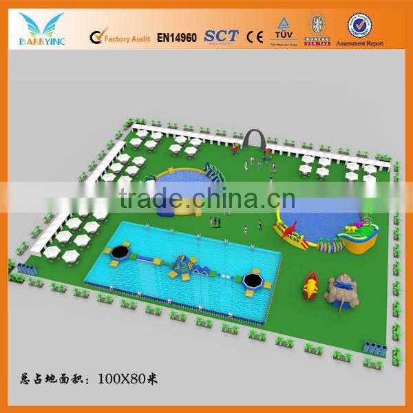 Cheap inflatable china theme park for big fun