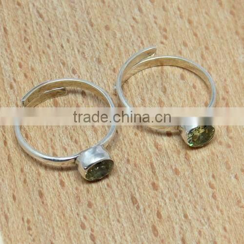 Outstanding !! Green CZ 925 Sterling Silver Toe Ring, Indian Fashion Silver Jewelry, Beautiful Silver Jewelry