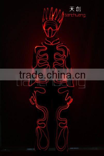 Tron dance LED Costume Luminous Outfit