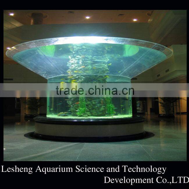 Custom Acrylic Cylinder Fish Tank