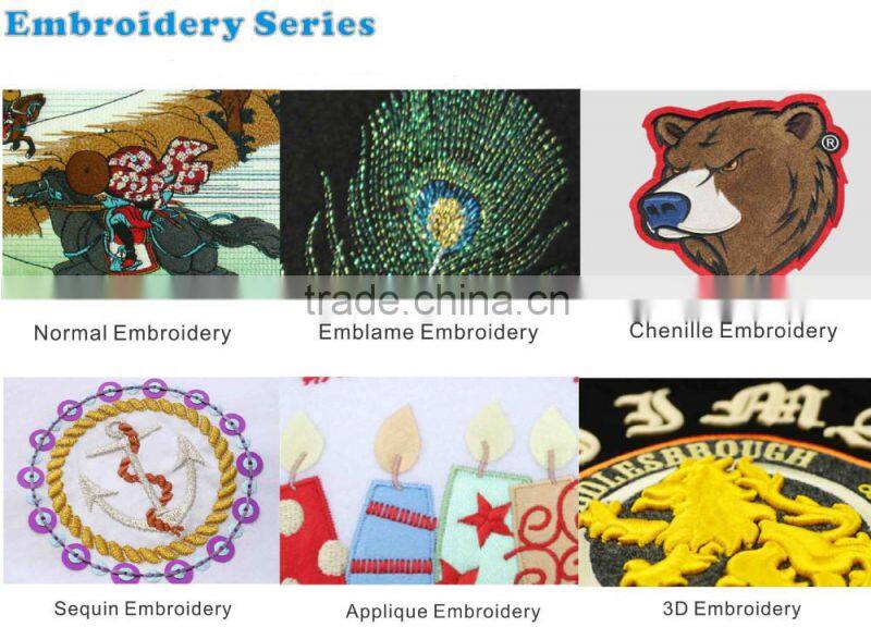 2015 Fashional Embroidered Patches custom woven patch