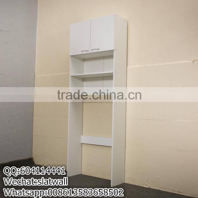 Tall wooden toliet cabinet