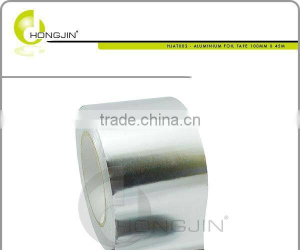 Solvent Based Acrylic Aluminium Foil Tape 100mm x 45m