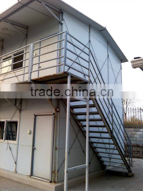 Economical sandwich panel steel prefab timber house