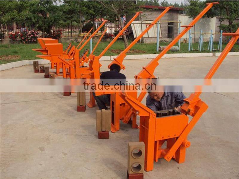 QM2-40 Manual Clay Interlocking Brick Making Machine for Sale,mud brick making machine