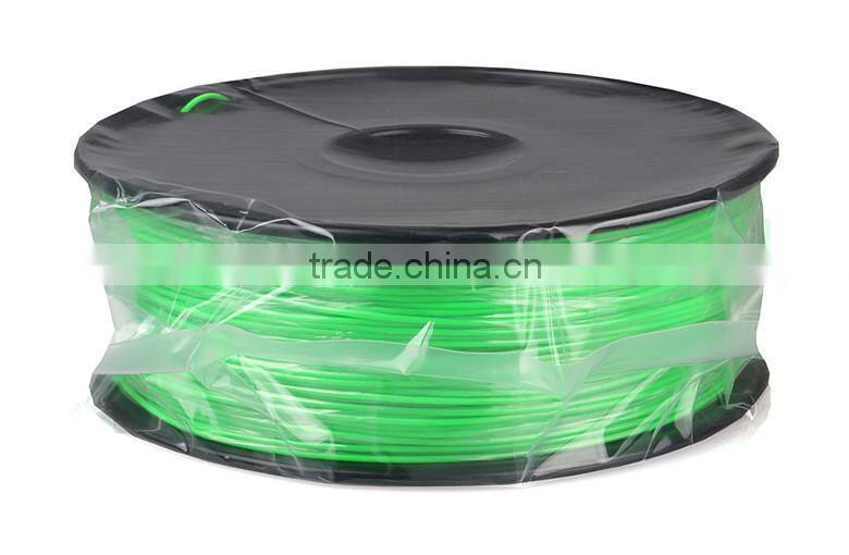3D sublimation printer Material Filament ABS 1.75mm/3.0mm 1kg for 3D printer Green