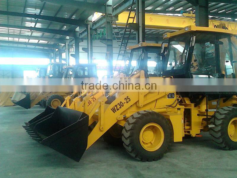 cummin engine mini backhoe wheel loader for sale