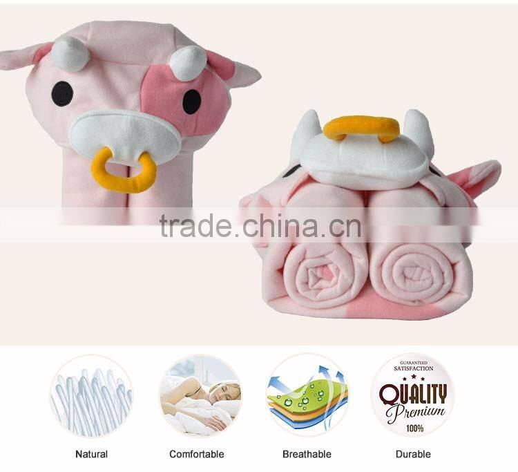 Cheap Lovely Gift Animal Foldable Baby Blanket