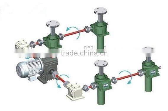 Machine Price Manually Worm Gear Jack Screw