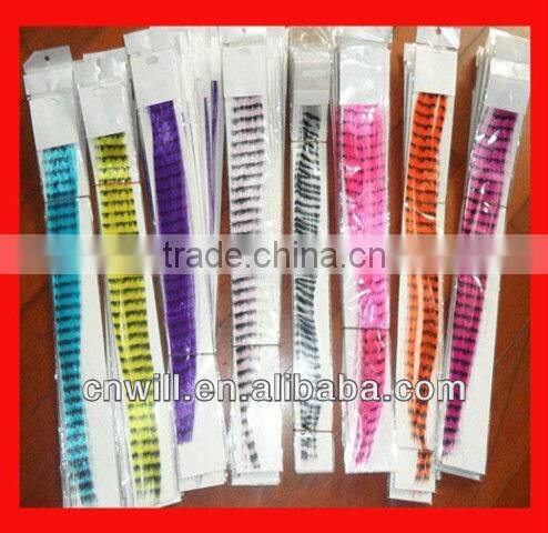 zebra print hair animal print hair extension