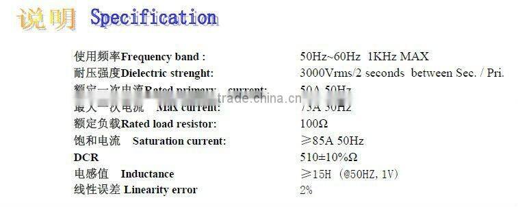 Split Core(clamp-on) CT
