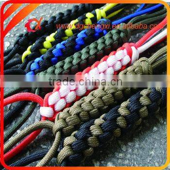 Promotion Items Survival Paracord Keychain for key, knife