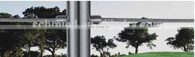 baluster post,railing stainless steel cable