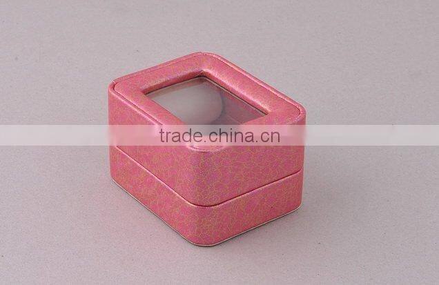 Rectangular shaped necklace case with window